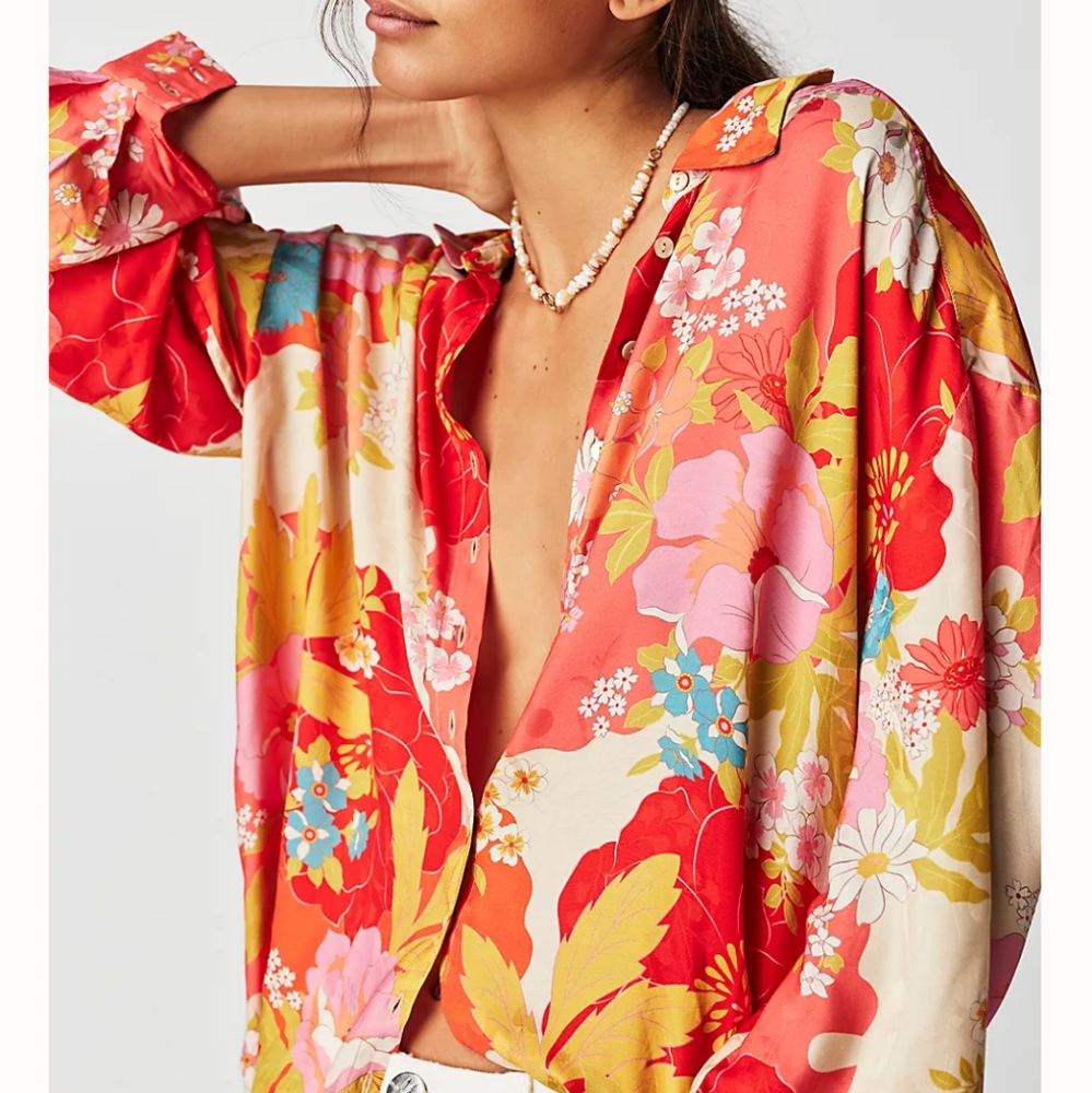 Spell/Free People Tyler blouse XS - Picture 7 of 7